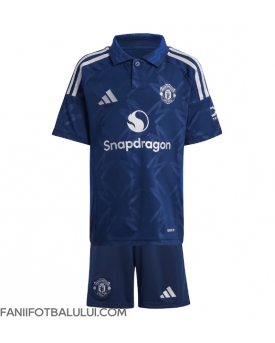 Manchester United Echipament de Fotbal Replică 2024-25 Copii Deplasare (+ Șorturi)